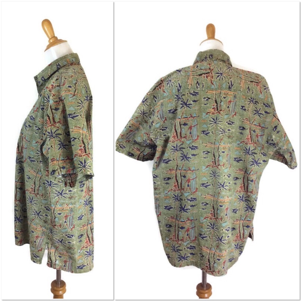 Kahala Hawaiian Shirt Surfer Print Avi Collection - Picture 2 of 5